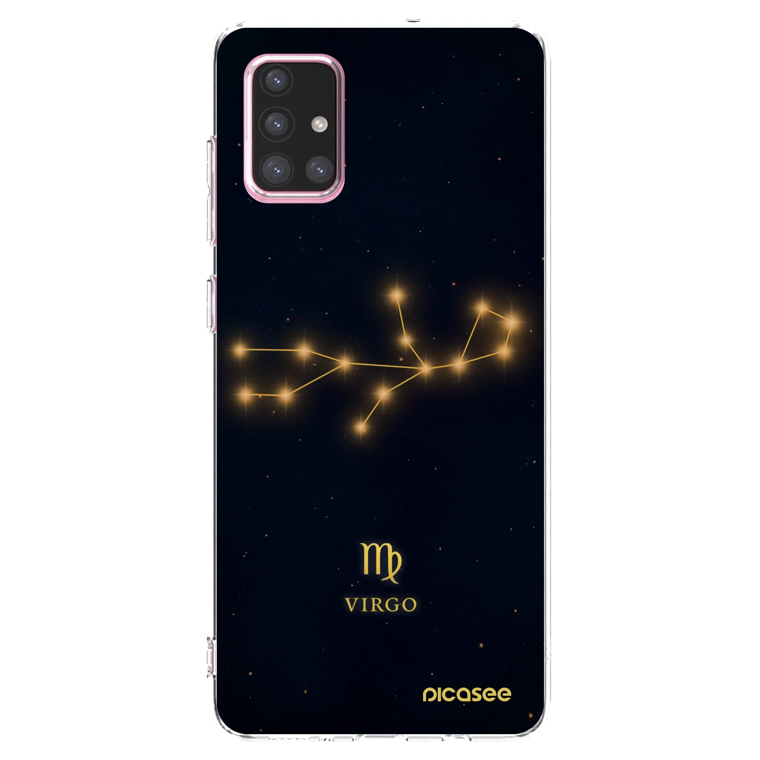 Picasee silikonska prozirna maskica za Samsung Galaxy A71 A715F - VIRGO