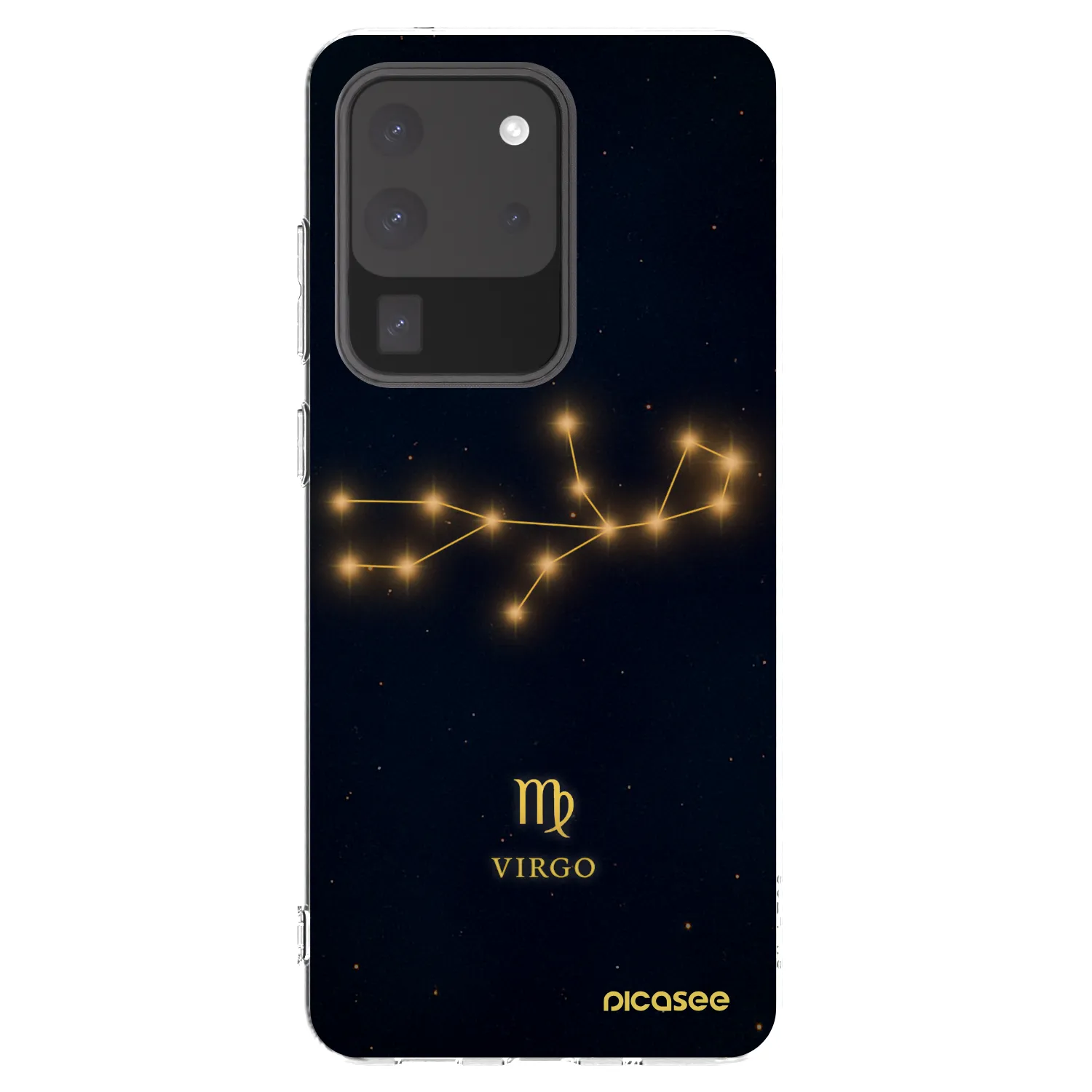 Picasee silikonska prozirna maskica za Samsung Galaxy S20 Ultra 5G G988F - VIRGO