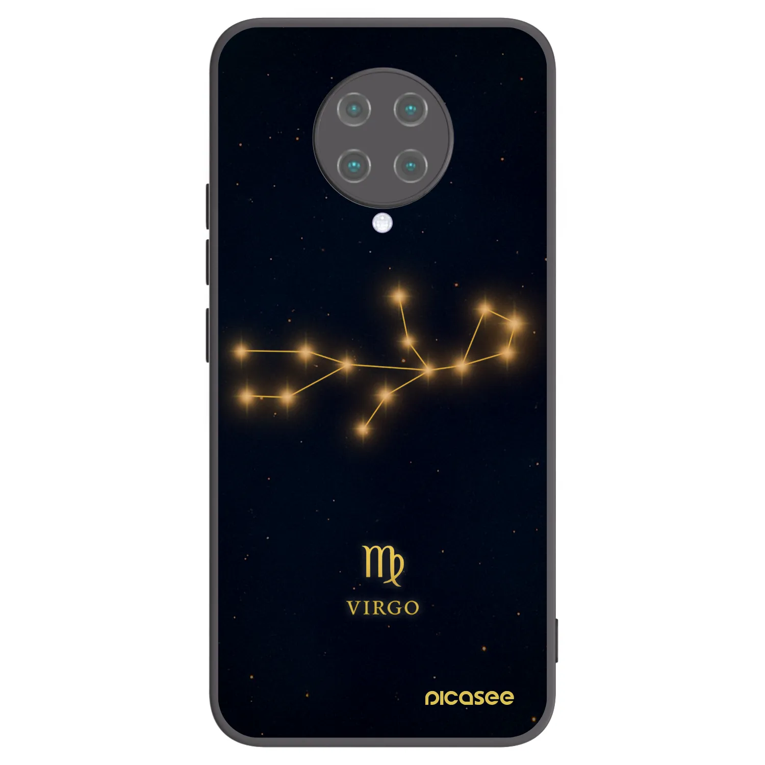 Picasee crna silikonska maskica za Xiaomi Poco F2 Pro - VIRGO