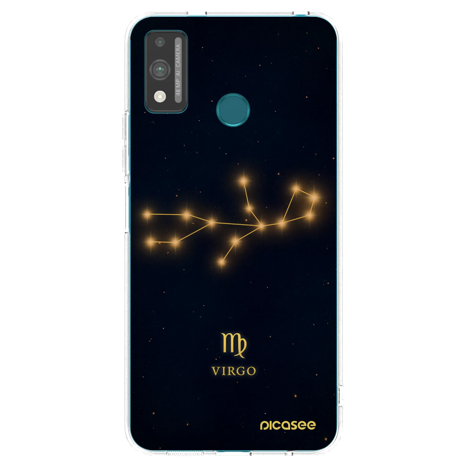 Picasee silikonska prozirna maskica za Honor 9X Lite - VIRGO