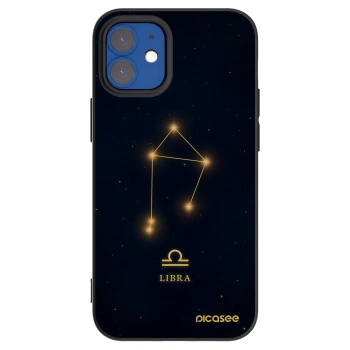 Picasee crna silikonska maskica za Apple iPhone 12 mini - LIBRA