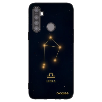 Picasee crna silikonska maskica za Realme 5 - LIBRA