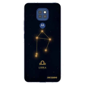Picasee silikonska prozirna maskica za Motorola Moto G9 Play - LIBRA