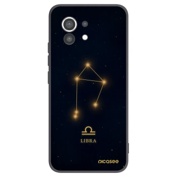 Picasee crna silikonska maskica za Xiaomi Mi 11 - LIBRA