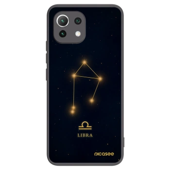 Picasee crna silikonska maskica za Xiaomi Mi 11 Lite - LIBRA