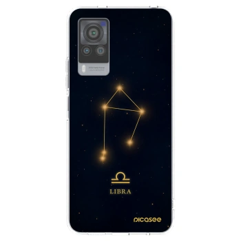 Picasee silikonska prozirna maskica za Vivo X60 Pro 5G - LIBRA
