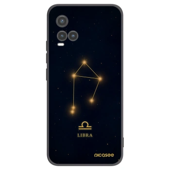 Picasee crna silikonska maskica za Vivo Y33s - LIBRA