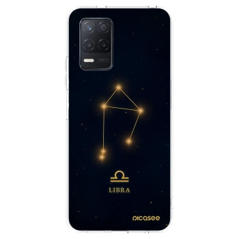 Picasee silikonska prozirna maskica za Realme 8 5G - LIBRA