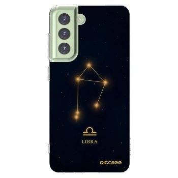 Picasee silikonska prozirna maskica za Samsung Galaxy S21 FE 5G - LIBRA