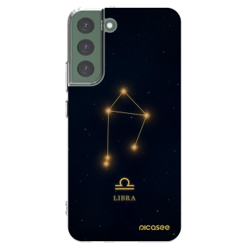 Picasee silikonska prozirna maskica za Samsung Galaxy S22+ 5G - LIBRA