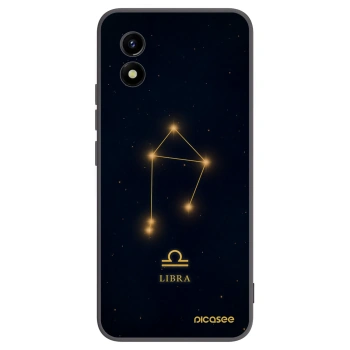 Picasee crna silikonska maskica za Vivo Y01 - LIBRA