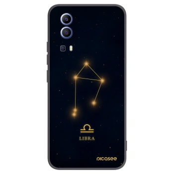 Picasee crna silikonska maskica za Vivo Y52 5G - LIBRA