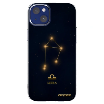 Picasee silikonska prozirna maskica za Apple iPhone 14 Plus - LIBRA