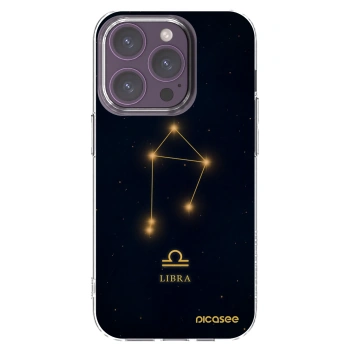 Picasee silikonska prozirna maskica za Apple iPhone 14 Pro - LIBRA