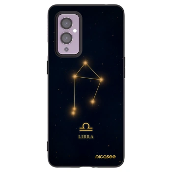 Picasee crna silikonska maskica za OnePlus 9 - LIBRA