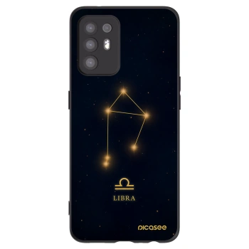 Picasee crna silikonska maskica za OPPO A94 5G - LIBRA