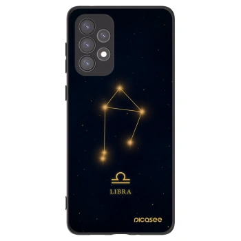 Picasee crna silikonska maskica za Samsung Galaxy A73 5G - LIBRA