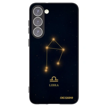 Picasee crna silikonska maskica za Samsung Galaxy S23+ 5G - LIBRA