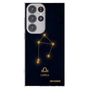 Picasee silikonska prozirna maskica za Samsung Galaxy S23 Ultra 5G - LIBRA