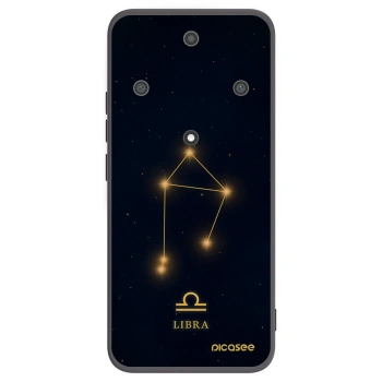 Picasee crna silikonska maskica za Honor Magic5 Lite 5G - LIBRA