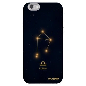 Picasee silikonska prozirna maskica za Apple iPhone 6/6S - LIBRA