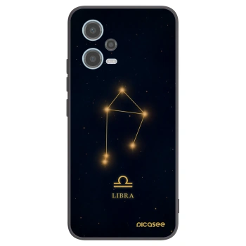 Picasee crna silikonska maskica za Xiaomi Redmi Note 12 5G - LIBRA