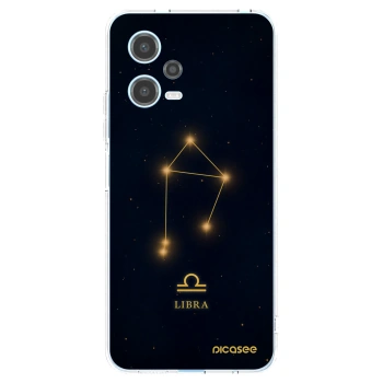 Picasee silikonska prozirna maskica za Xiaomi Redmi Note 12 5G - LIBRA