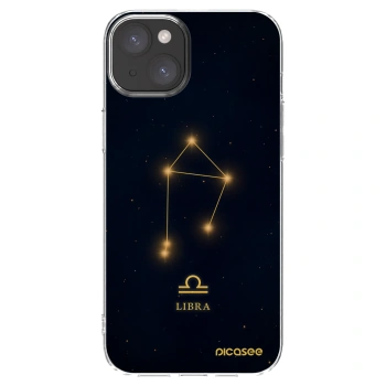 Picasee silikonska prozirna maskica za Apple iPhone 15 Plus - LIBRA