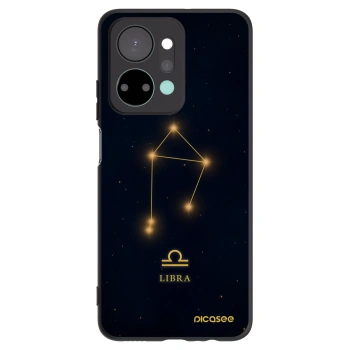 Picasee crna silikonska maskica za Honor X7a - LIBRA