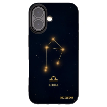 Picasee crna silikonska maskica za Apple iPhone 16 - LIBRA