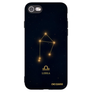 Picasee crna silikonska maskica za Apple iPhone 8 - LIBRA