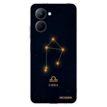 Picasee silikonska prozirna maskica za Realme C33 (2023) - LIBRA