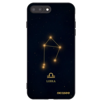 Picasee crna silikonska maskica za Apple iPhone 8 Plus - LIBRA