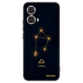 Picasee crna silikonska maskica za Motorola Moto G85 - LIBRA