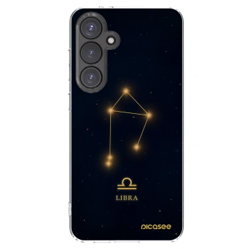 Picasee silikonska prozirna maskica za Samsung Galaxy S24 FE S721B - LIBRA