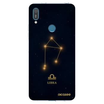Picasee silikonska prozirna maskica za Huawei Y7 2019 - LIBRA