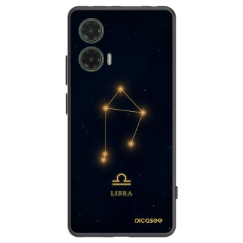 Picasee crna silikonska maskica za Motorola Moto G35 5G - LIBRA