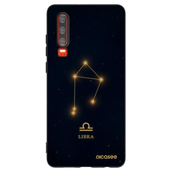 Picasee crna silikonska maskica za Huawei P30 - LIBRA