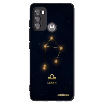 Picasee crna silikonska maskica za Motorola Edge 60 5G - LIBRA