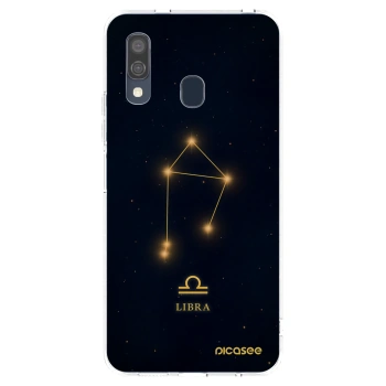 Picasee silikonska prozirna maskica za Samsung Galaxy A40 A405F - LIBRA