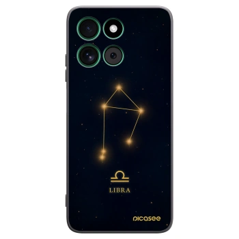 Picasee crna silikonska maskica za Motorola Moto G57 Power - LIBRA