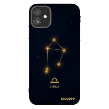 Picasee silikonska prozirna maskica za Apple iPhone 11 - LIBRA