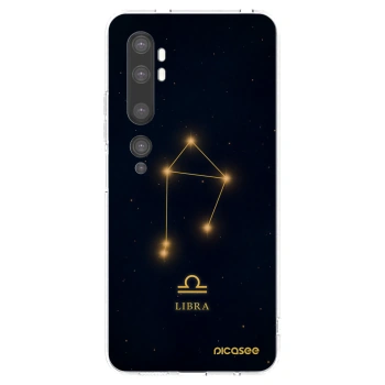 Picasee silikonska prozirna maskica za Xiaomi Mi Note 10 (Pro) - LIBRA