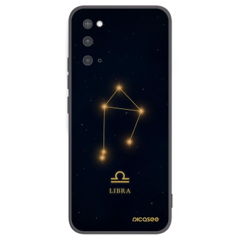 Picasee crna silikonska maskica za Samsung Galaxy S20 G980F - LIBRA