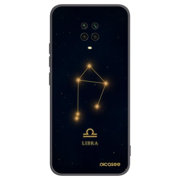 Picasee crna silikonska maskica za Xiaomi Redmi Note 9 Pro - LIBRA