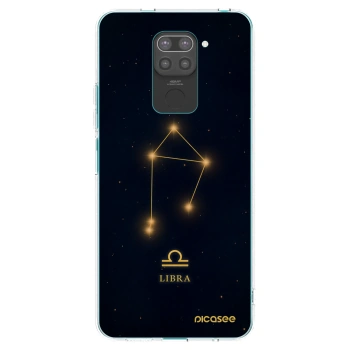 Picasee crna silikonska maskica za Xiaomi Redmi Note 9 - LIBRA