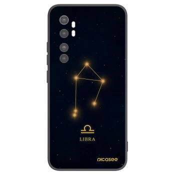Picasee crna silikonska maskica za Xiaomi Mi Note 10 Lite - LIBRA