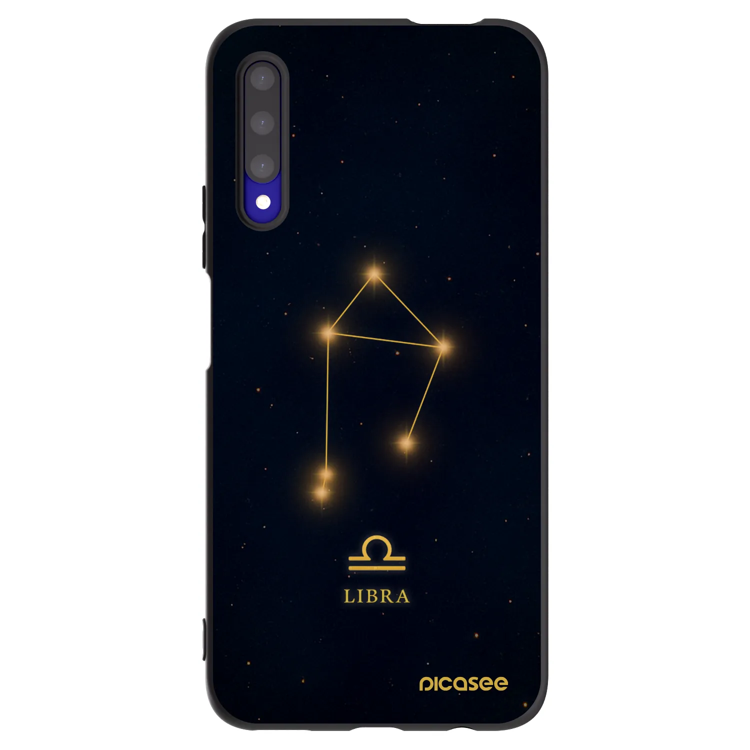 Picasee crna silikonska maskica za Honor 9X Pro - LIBRA