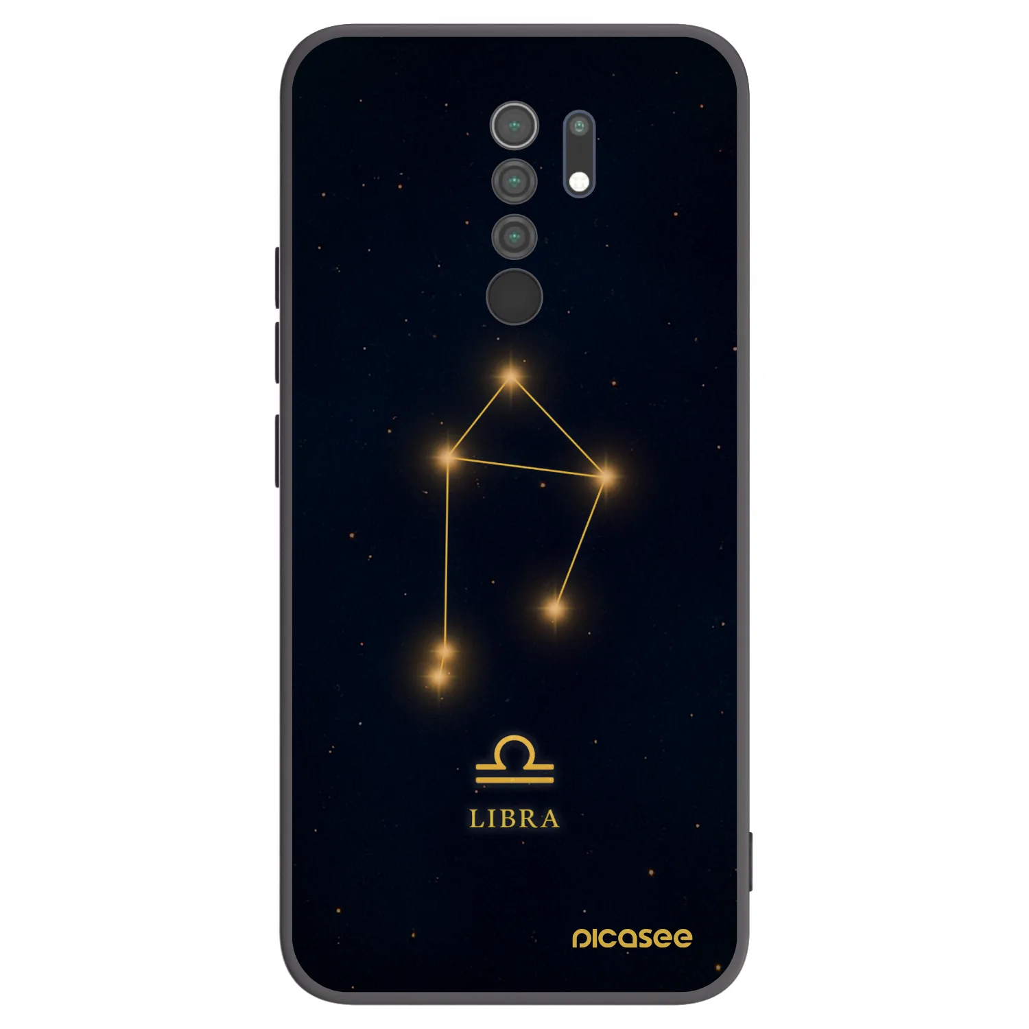 Picasee crna silikonska maskica za Xiaomi Redmi 9 - LIBRA