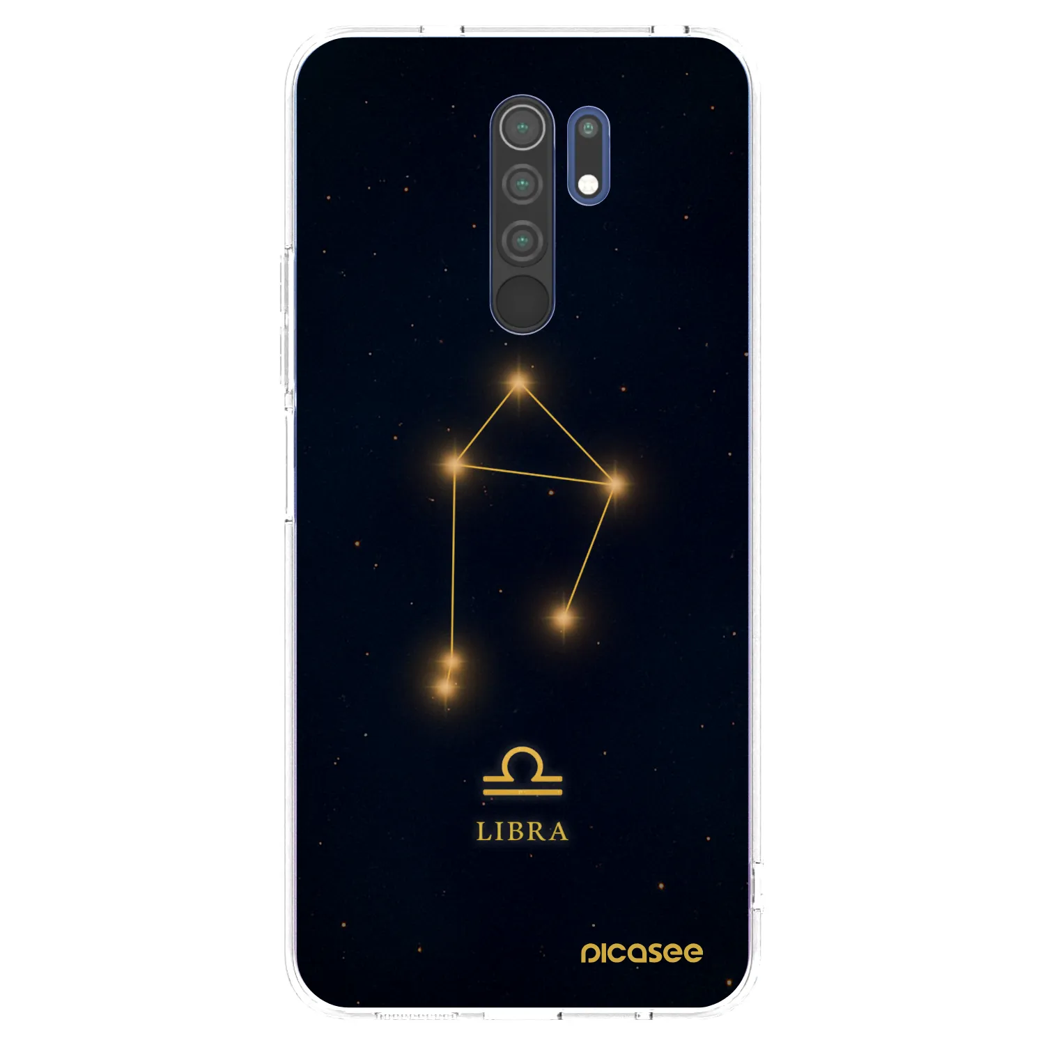 Picasee silikonska prozirna maskica za Xiaomi Redmi 9 - LIBRA